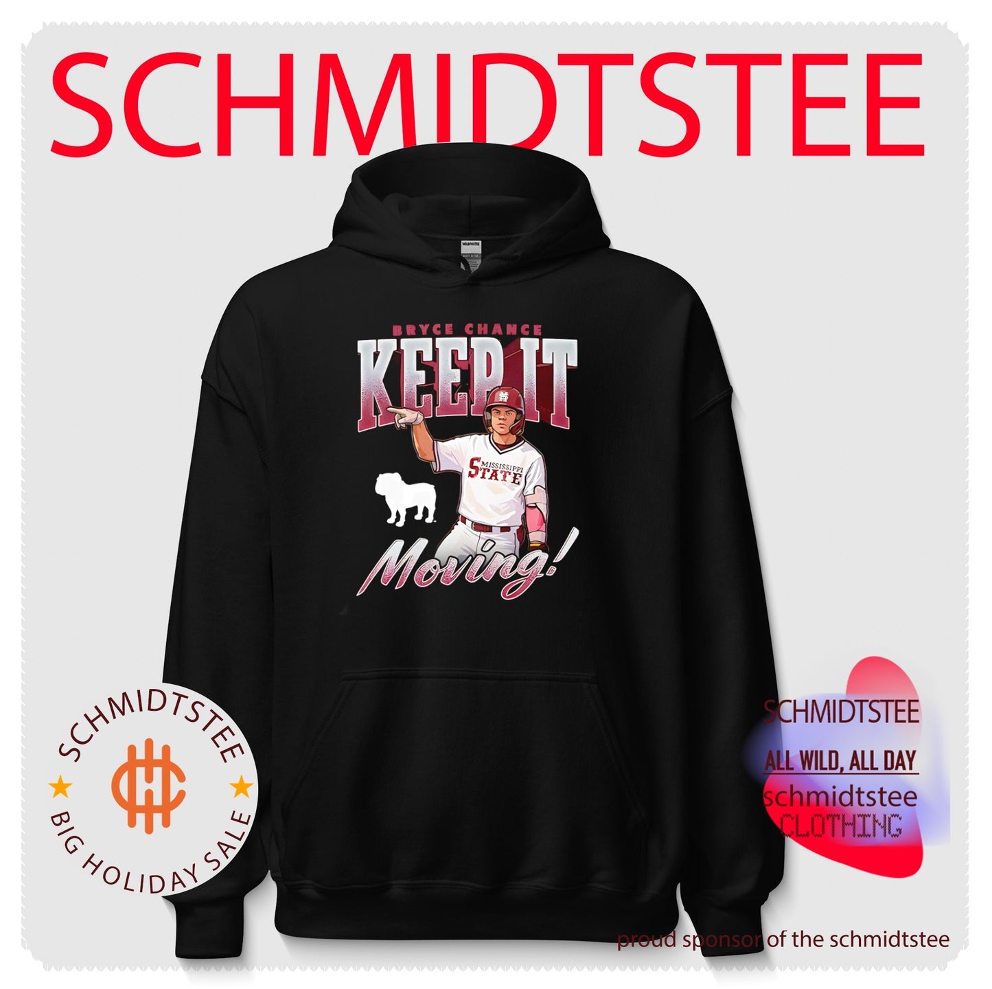Mississippi State baseball Bryce Chance Keep it moving shirt