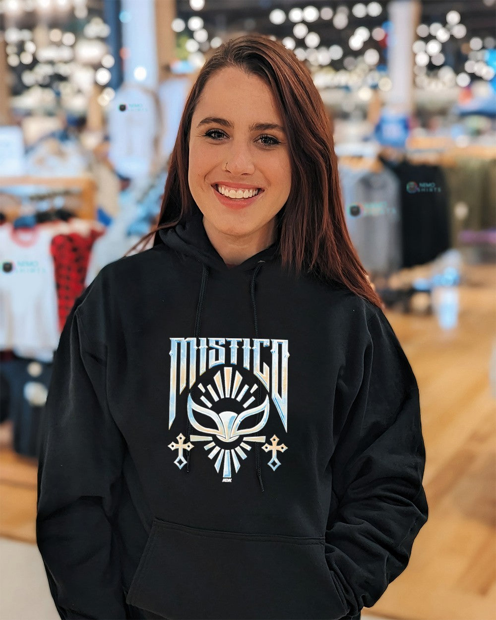 Místico El Rey de Oro y Plata mask graphic shirt