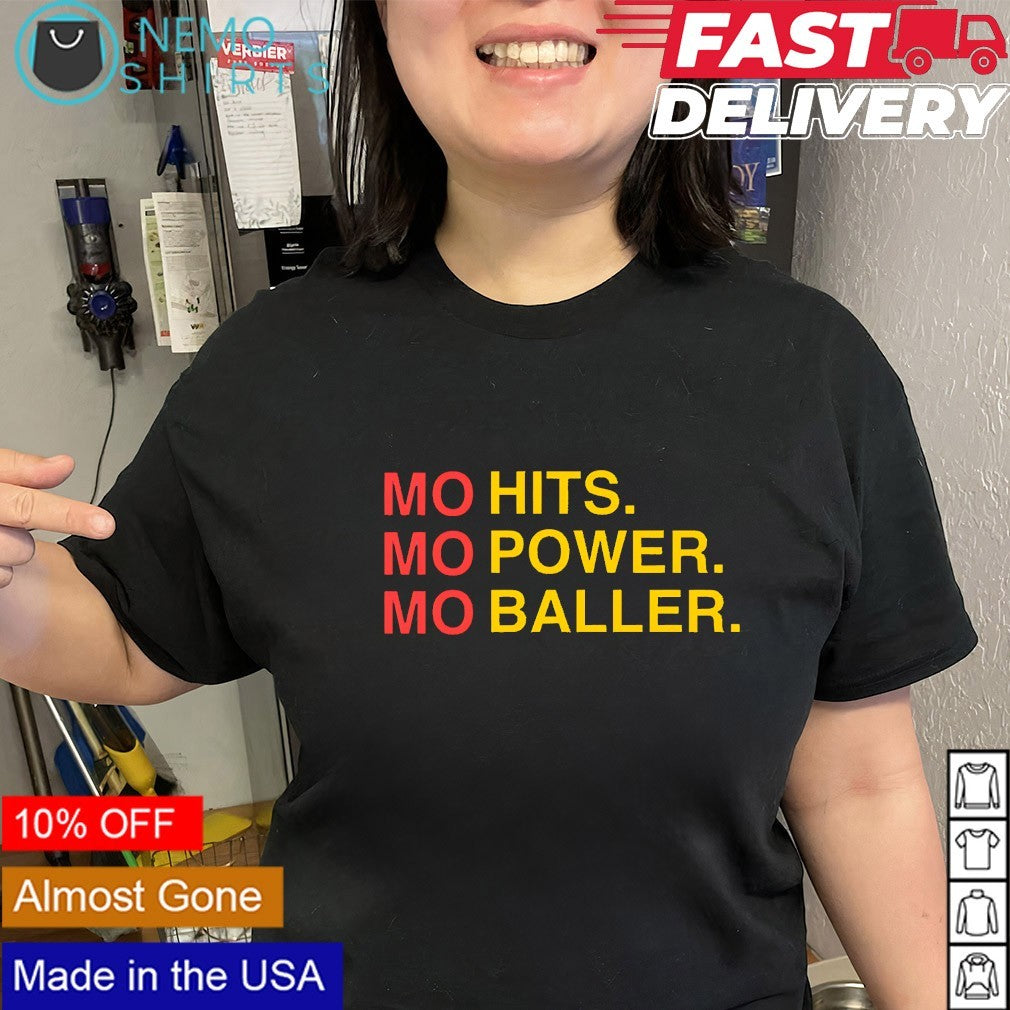 Mo Hits Mo Power Mo Baller Chicago Cubs shirt