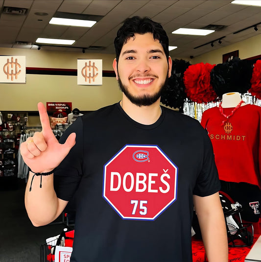 Montréal Canadiens Dobeš 75 sign shirt