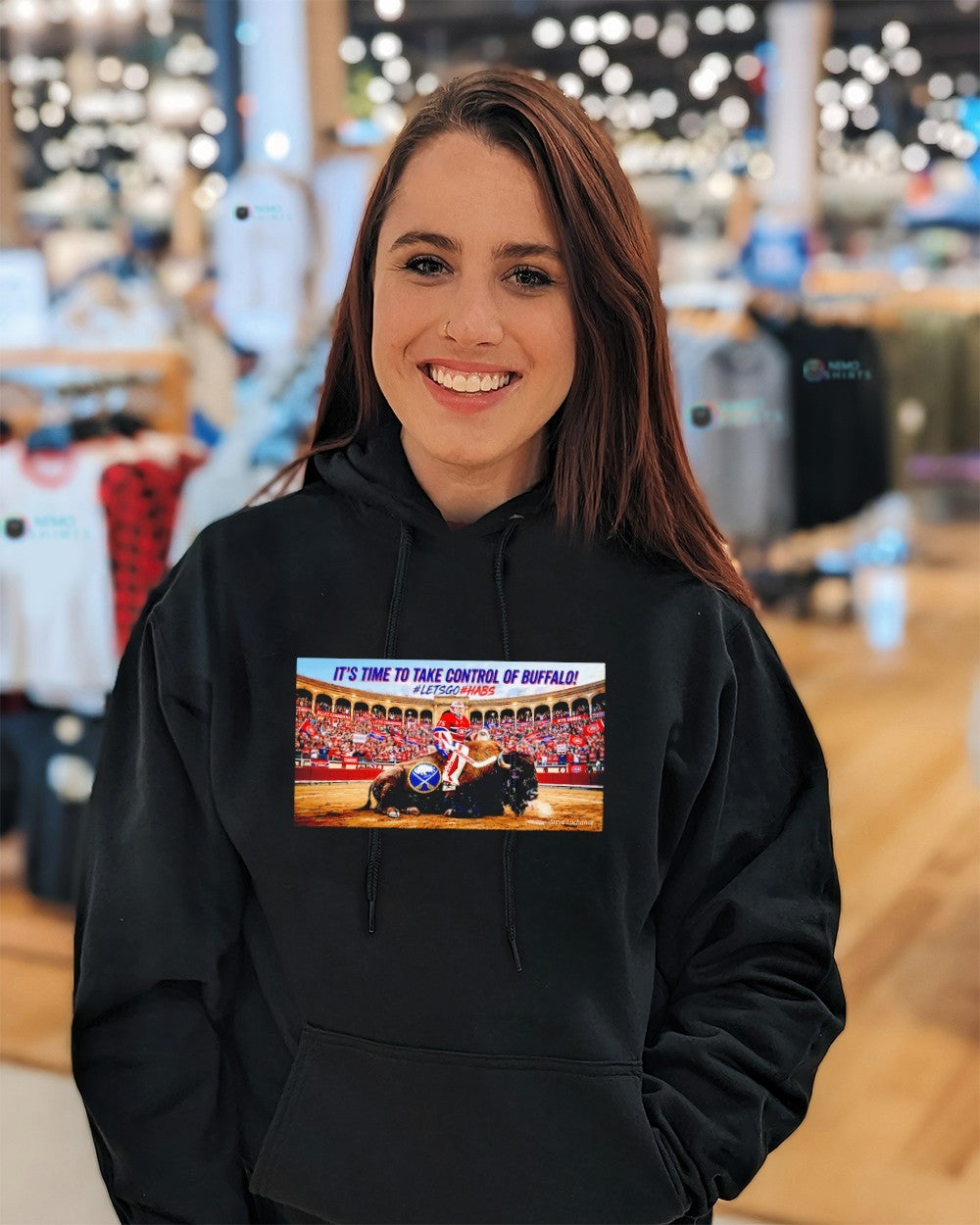 Montreal Canadiens it’s time to take control of Buffalo Sabres lets go Habs shirt