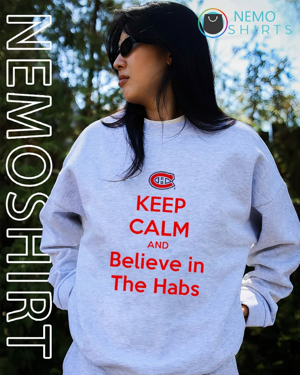 Montreal Canadiens keep calm and believe in the habs shirt