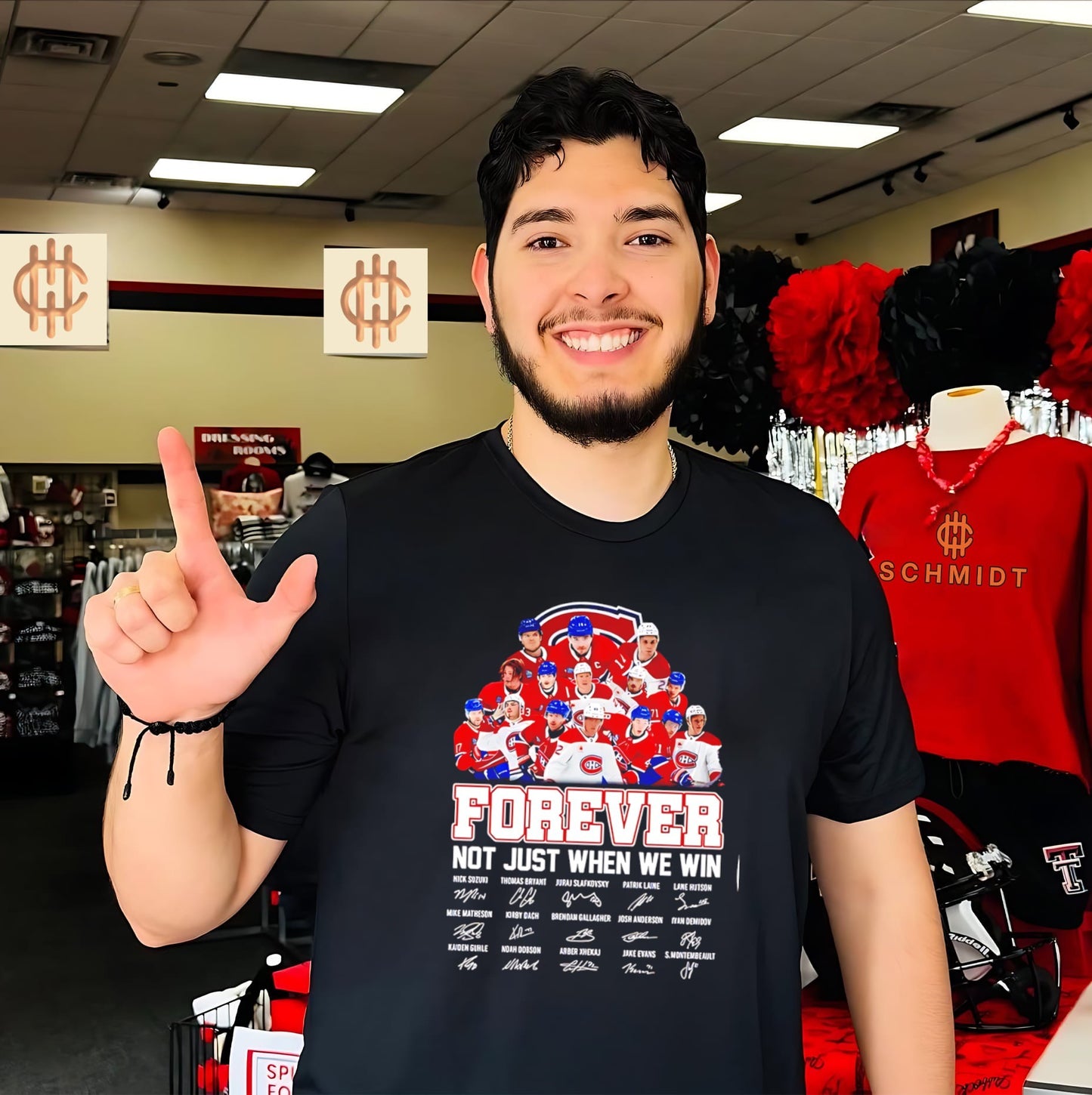 Montreal Canadiens not just when we win team college shirt