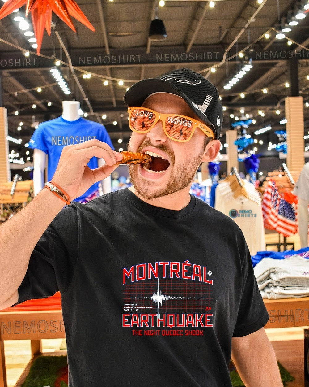 Montreal Earthquake Newhook’s Series-Ender the night quebec shook shirt
