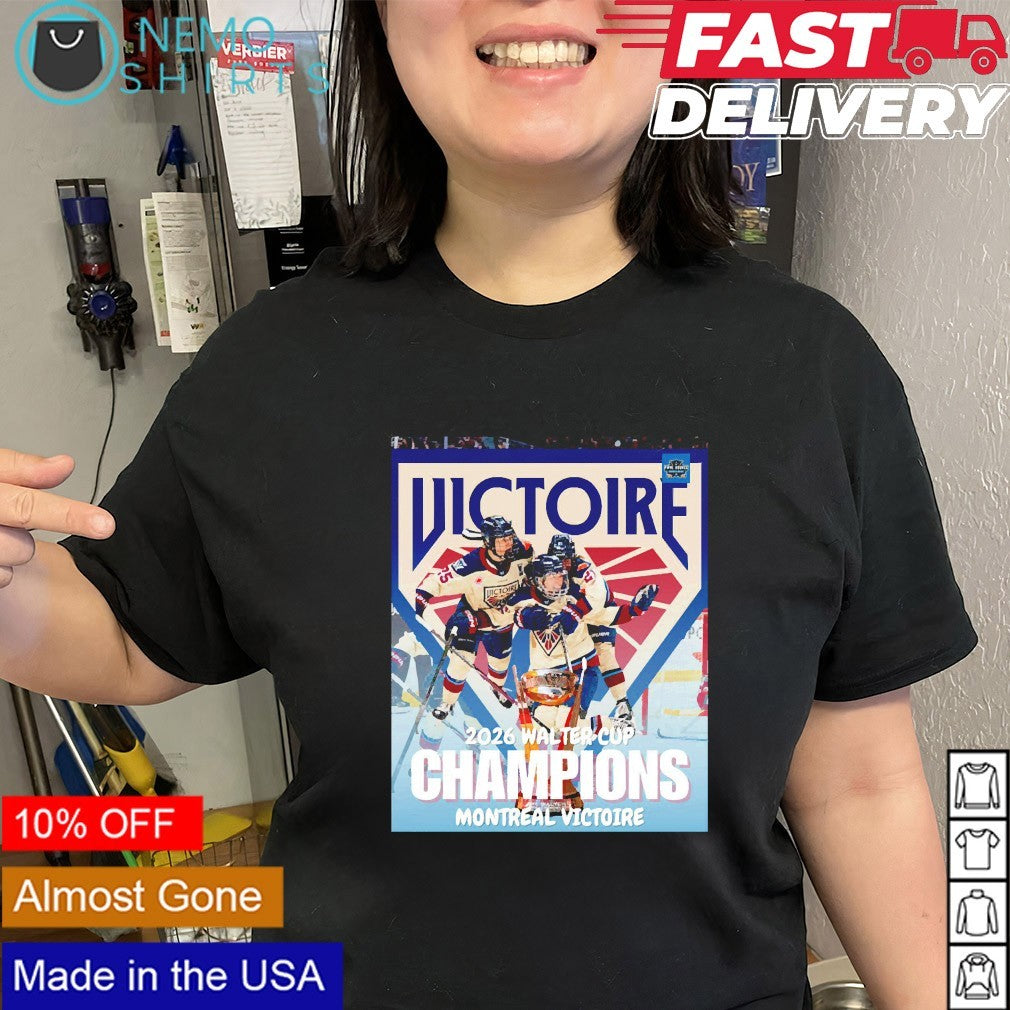 Montreal Victoire 2026 Walter Cup champions shirt