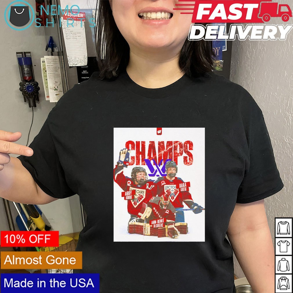Montréal Victoire 2026 Walter Cup champs Abby Dara Ann-Renee shirt