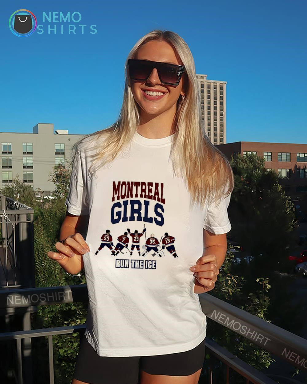Montreal Victoire 2026 Walter Cup girls stacey run the ice shirt
