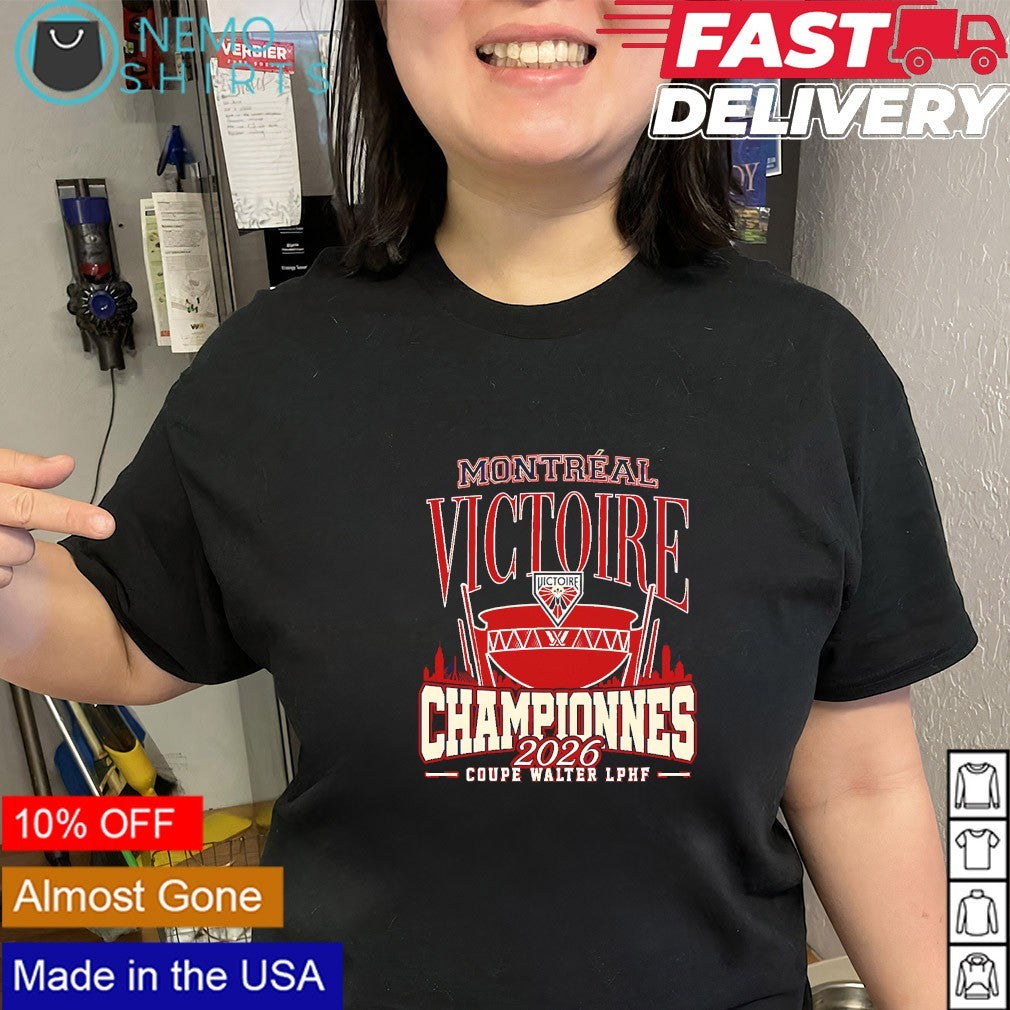 Montreal Victoire Championnes 2026 Coupe Walter LPHF shirt