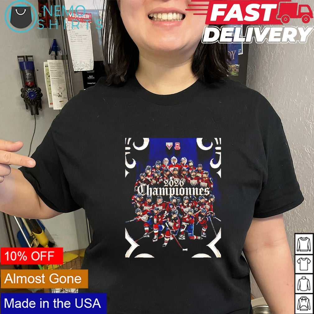 Montreal Victoire Walter Cup 2026 Champions hockey team shirt