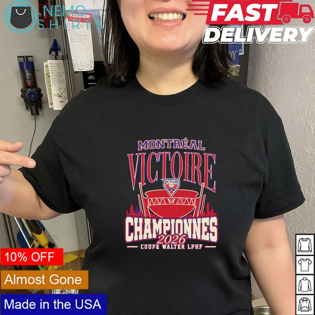 Montreal Victoire champions 2026 Coupe Walter LPHF shirt
