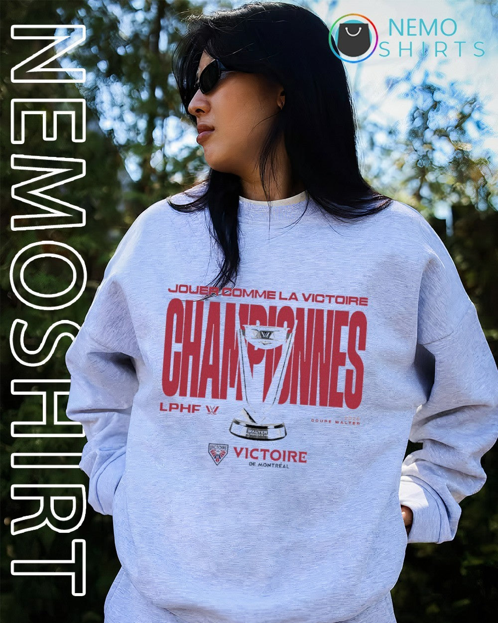 Montreal Victoire jouer comme la victoire championnes 2026 Coupe Walter shirt