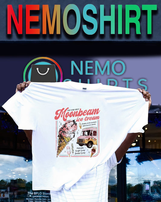 Moonbeam Ice Cream very best shakes cones sundaes shirt