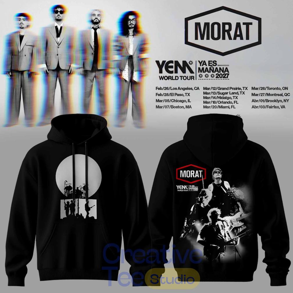 Morat YEM YA ES MAÑANA World Tour 2027 Special Tee Hoodie