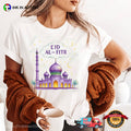 Mosque And Moon For Eid Al-Fitr T-shirt
