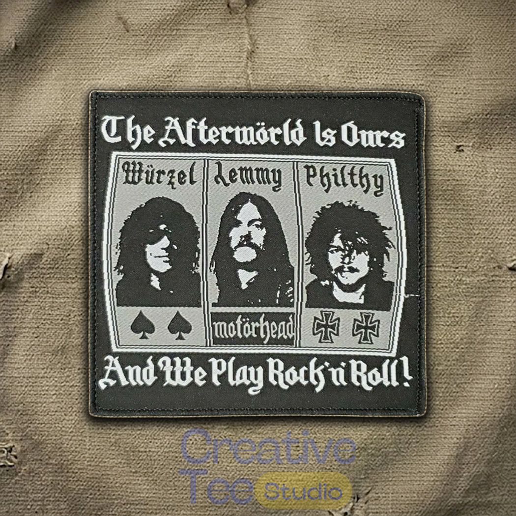 Motörhead “Afterworld Is Ours” Embroidered Iron-On Patch