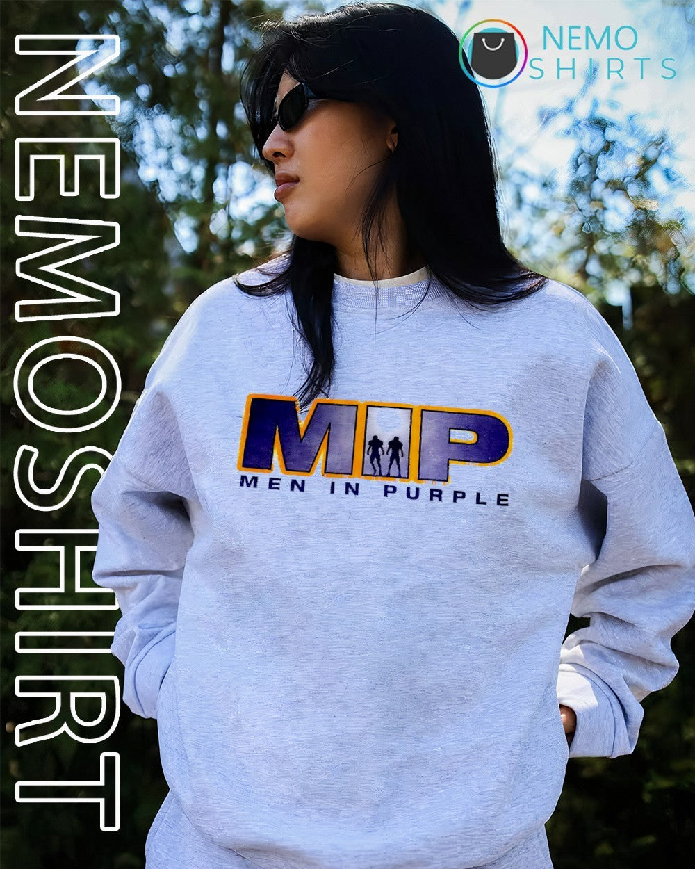Mount Pulaski High School Men in Purple M.I.P. shirt