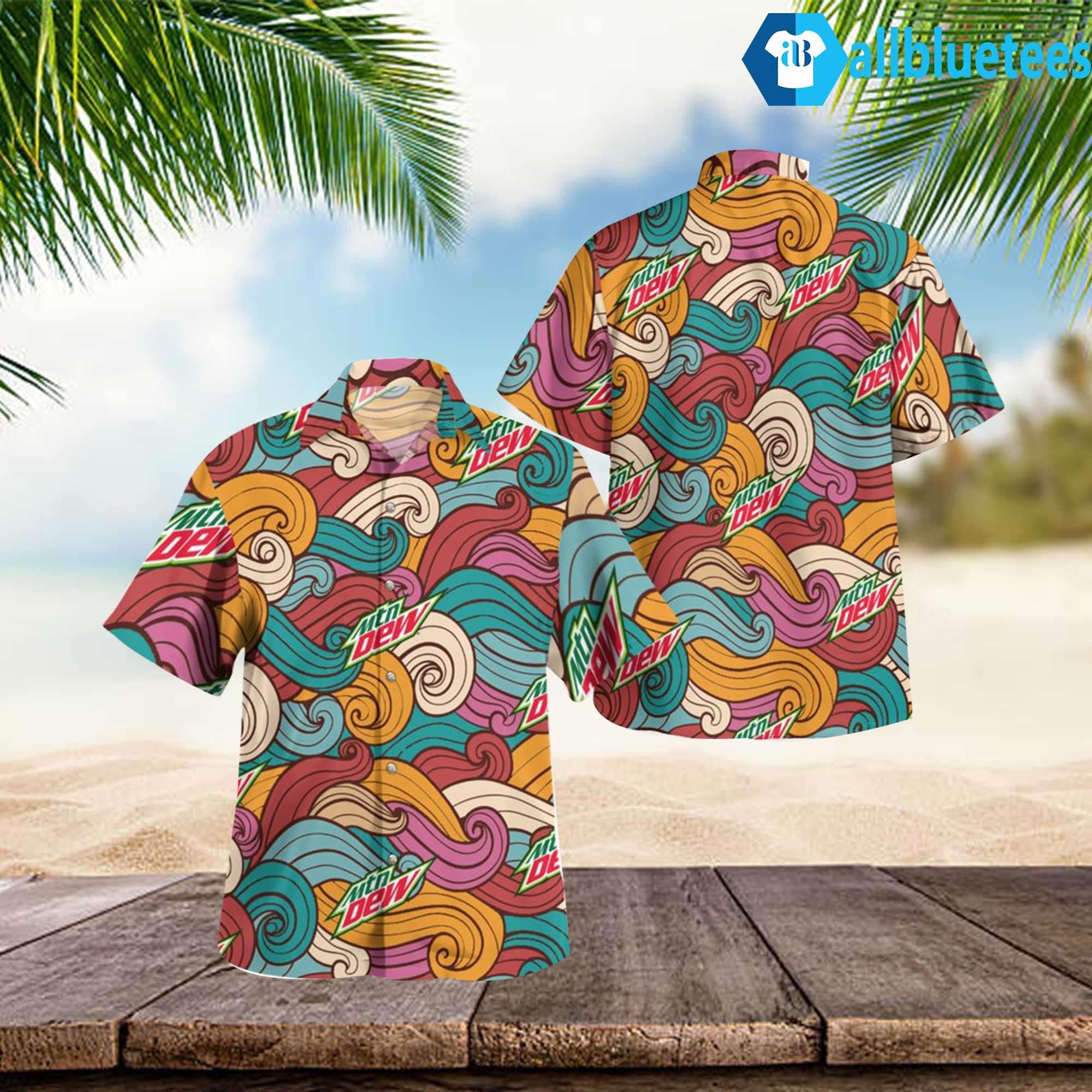 Mountain Dew Hawaiian Shirt