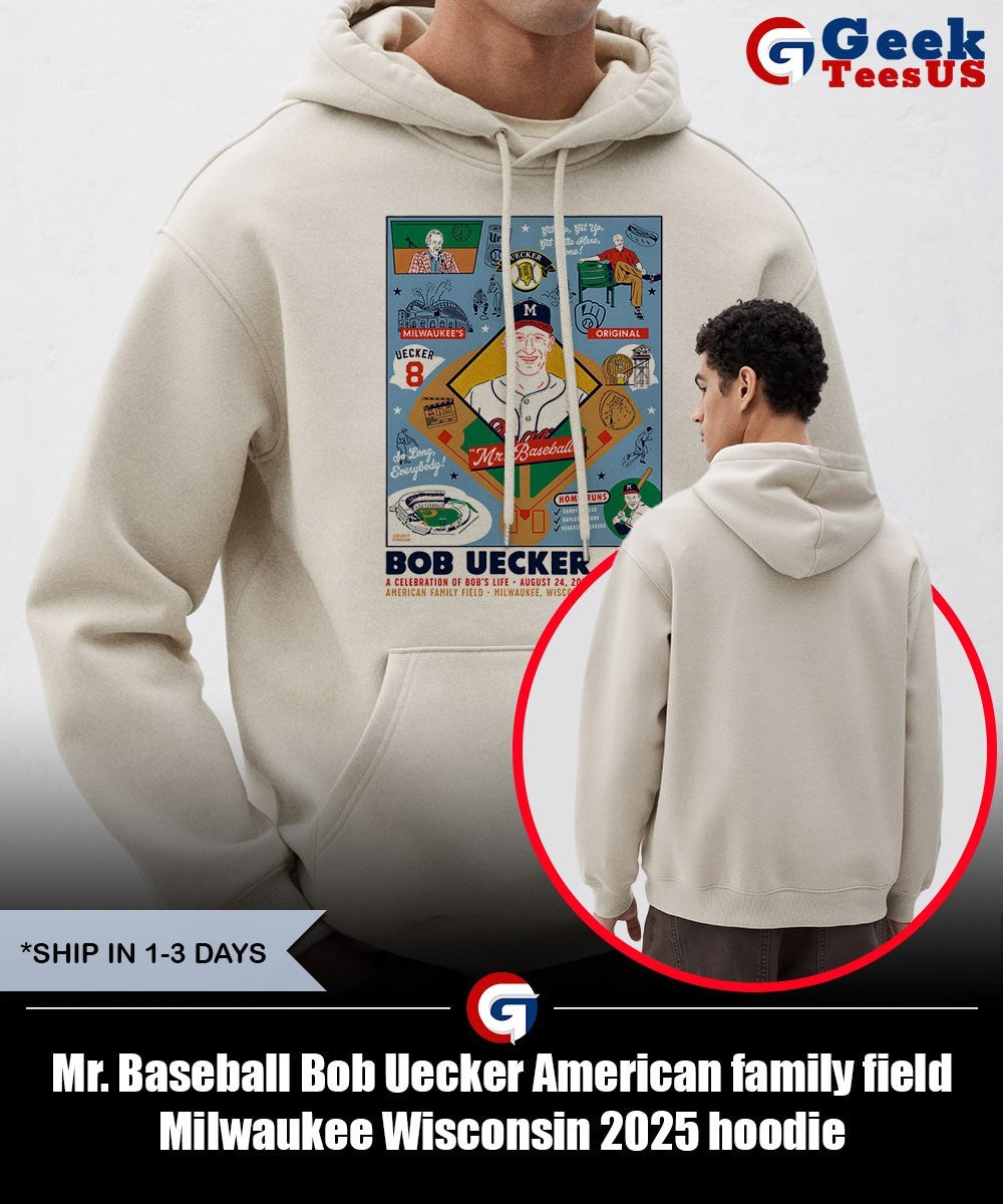 Mr. Baseball Bob Uecker American family field Milwaukee Wisconsin 2025 shirt
