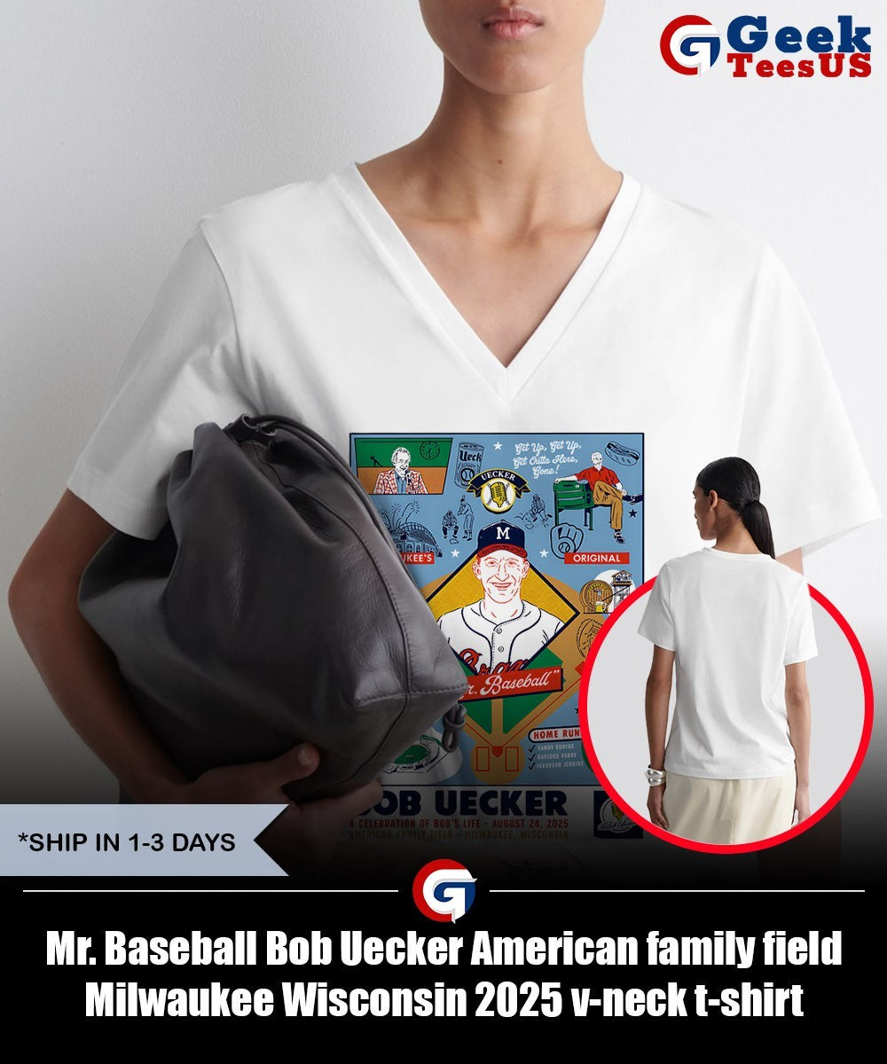 Mr. Baseball Bob Uecker American family field Milwaukee Wisconsin 2025 shirt