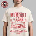 Mumford And Sons Los Angeles CA 2026 Exclusive Event Tee Prizefighter Tour October 6 7 2026 T-Shirt