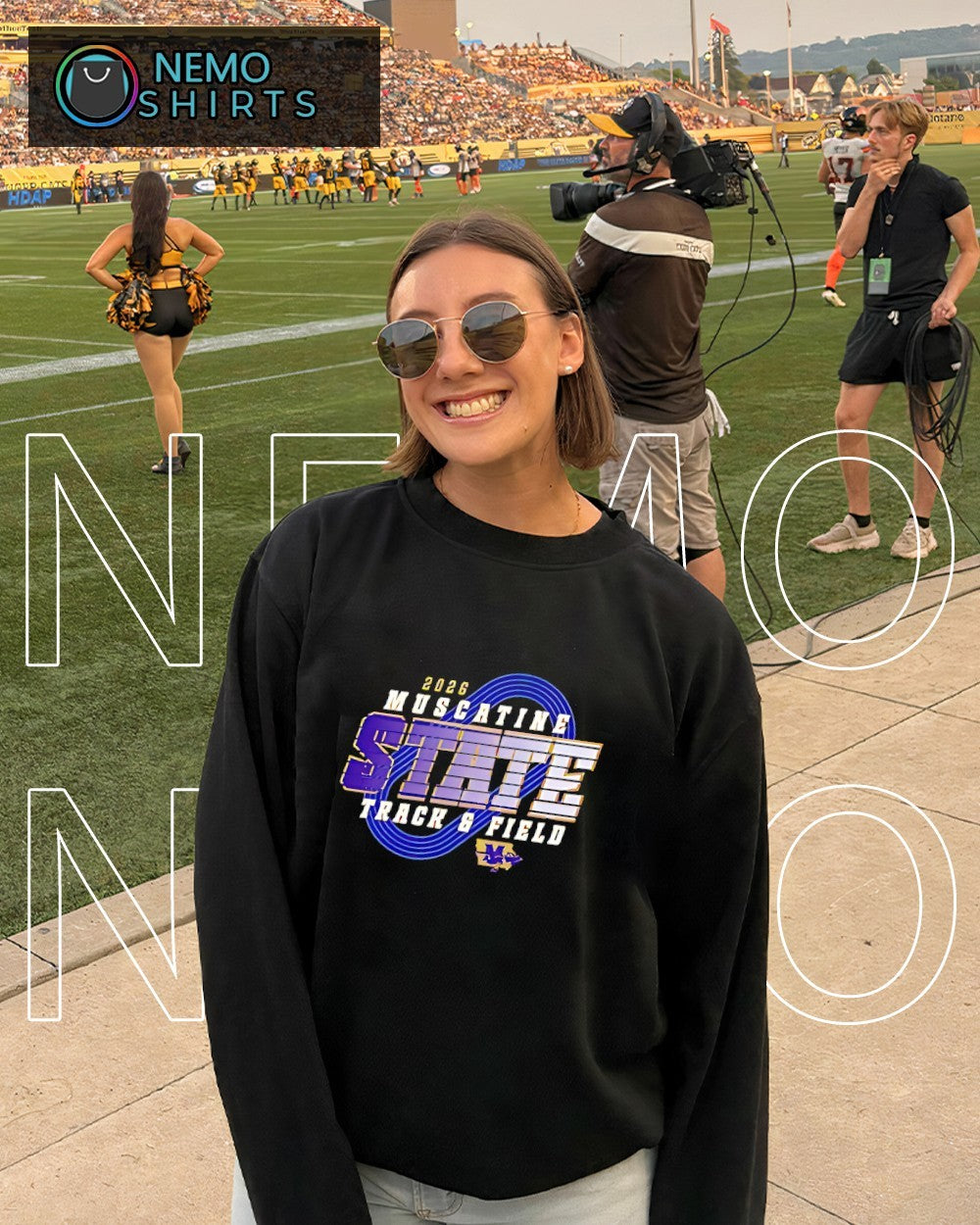 Muscatine Muskies State Track and Field 2026 logo shirt