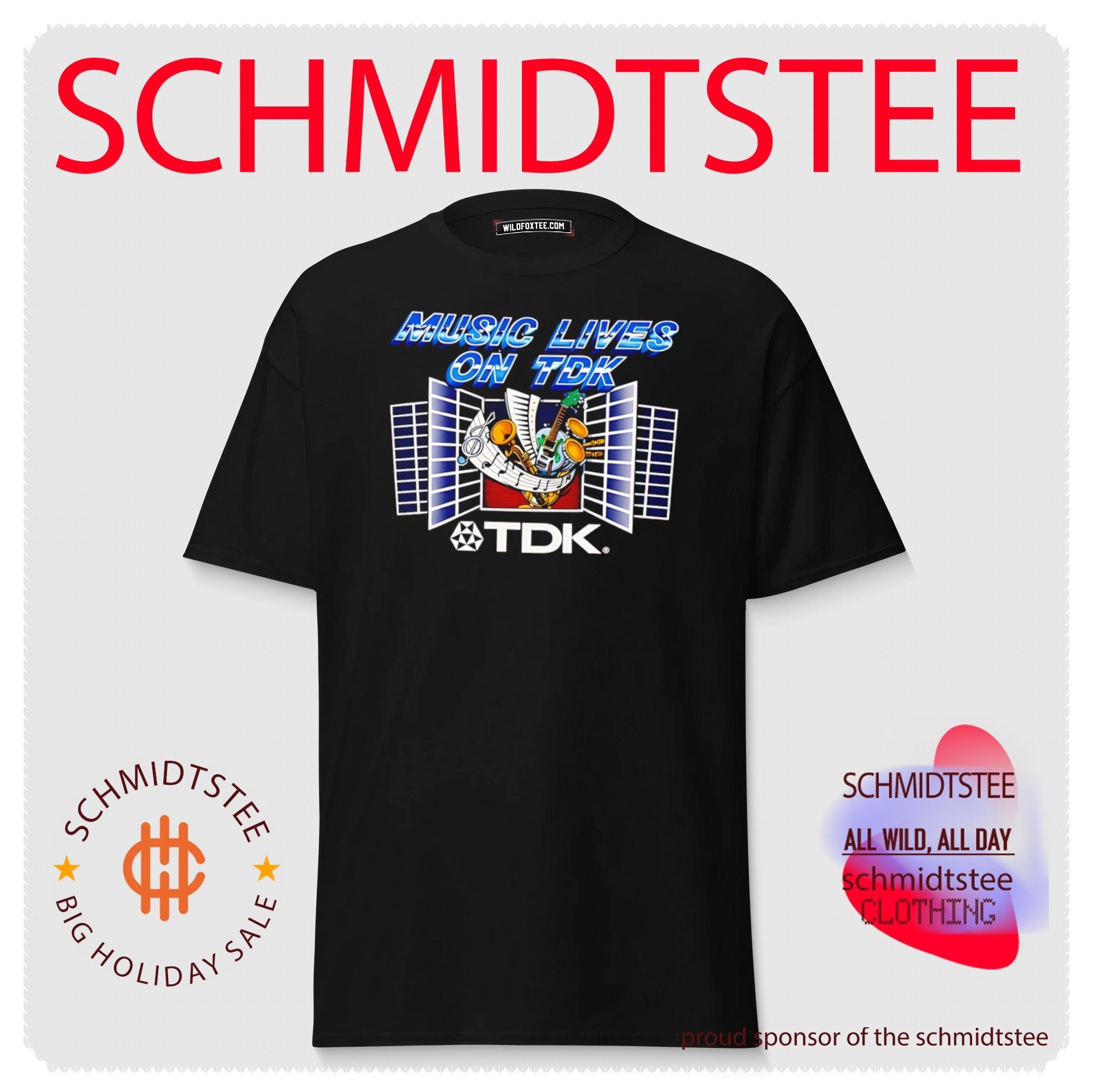 Music Lives On TDK shirt