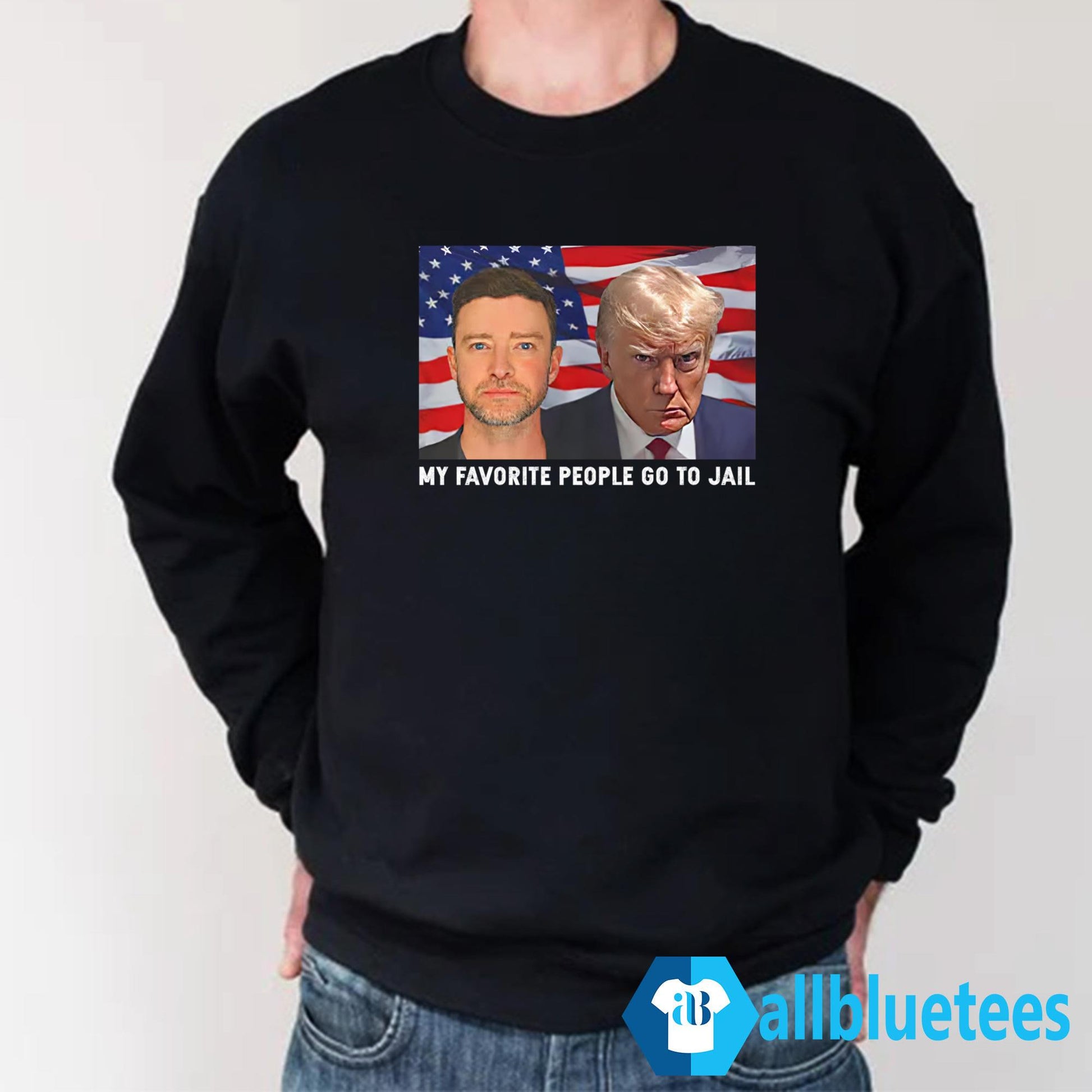 My Favorite People Go To Jail Justin And Trump Shirt