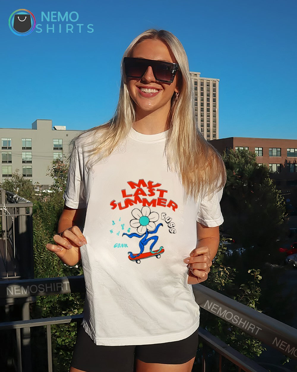 My Last Summer Russ graphic shirt