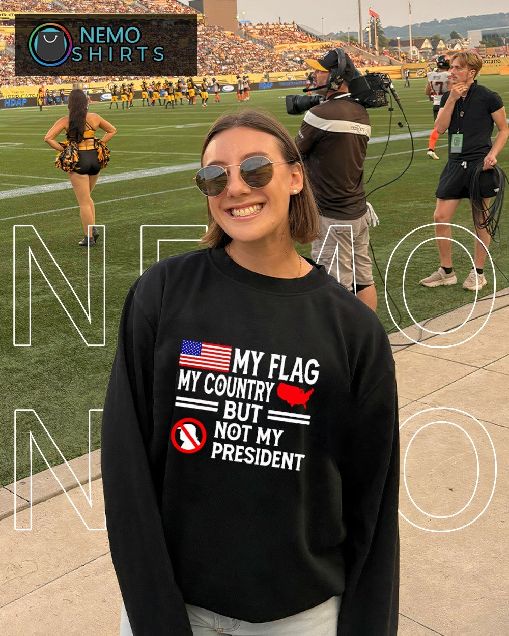 My flag my country but not my president anti Trump shirt