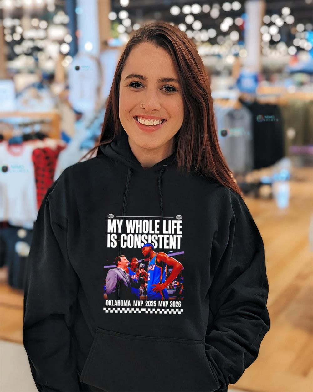 My whole life is consistent SGA Oklahoma MVP 2025 MVP 2026 shirt