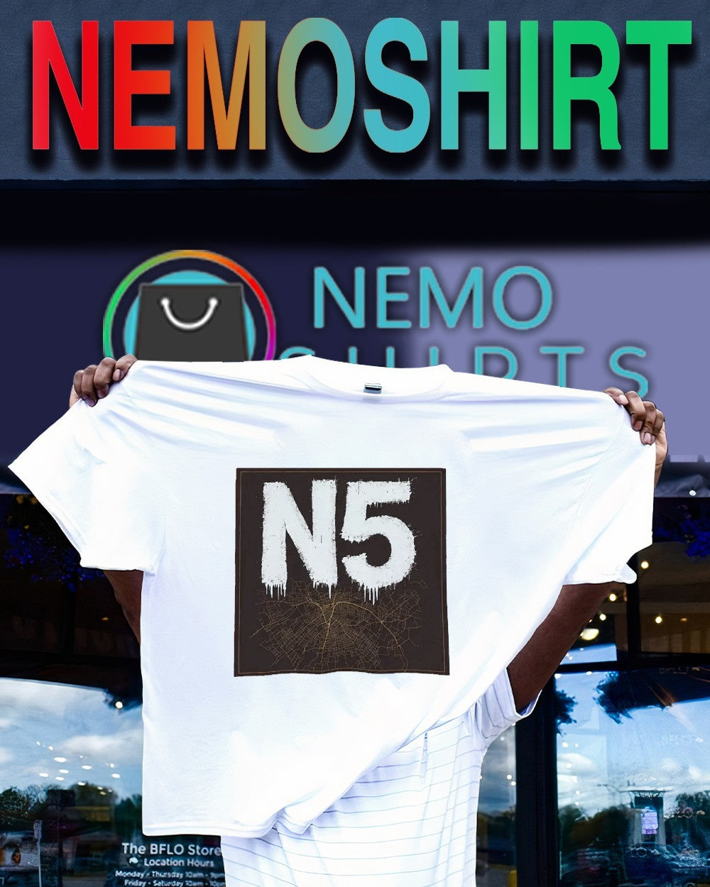 N5 North London postcode shirt