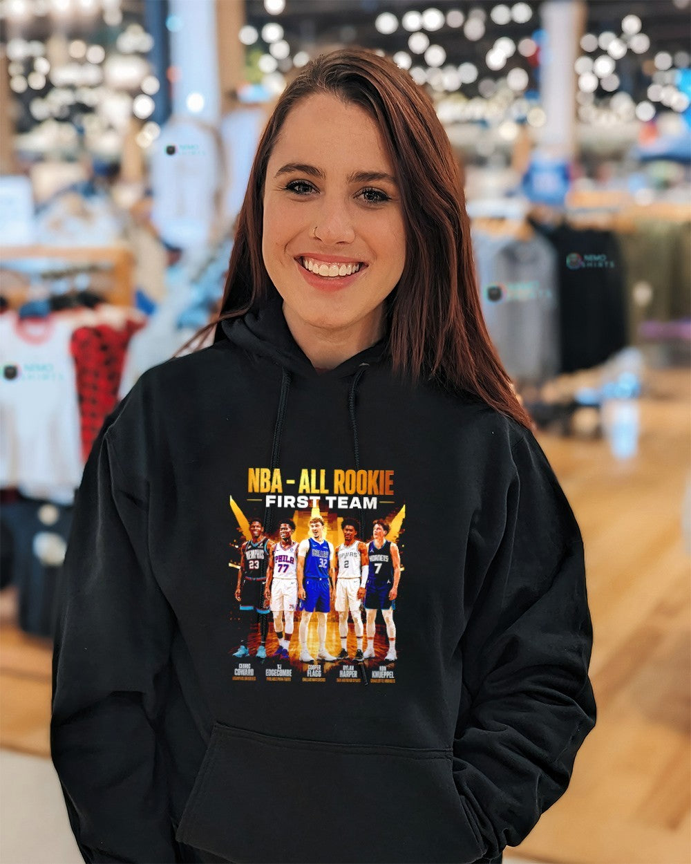 NBA All-Rookie First Team Coward Edgecombe Flagg Harper Knueppel shirt