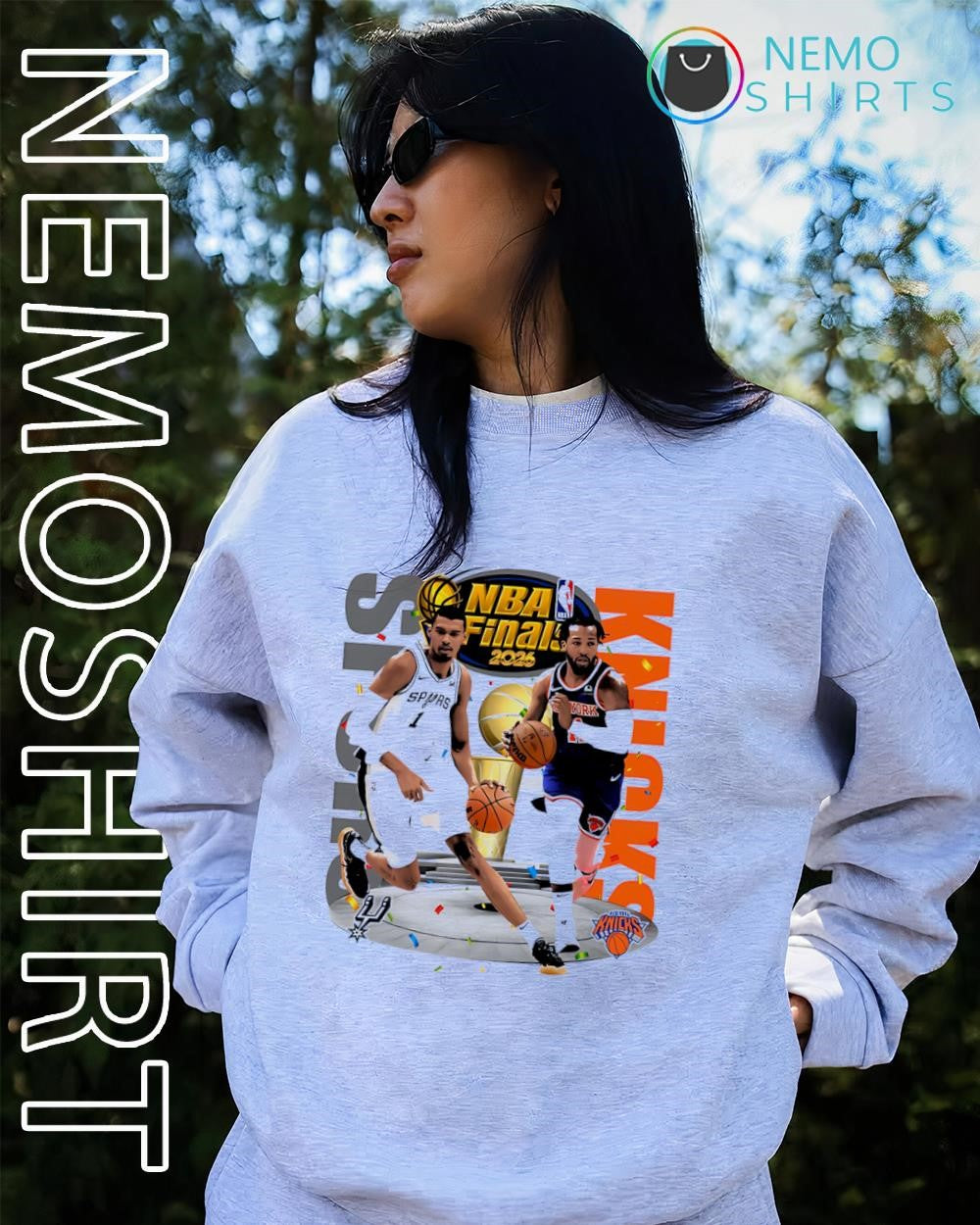 NBA Finals 2026 Spurs Wemby vs Knicks Brunson shirt