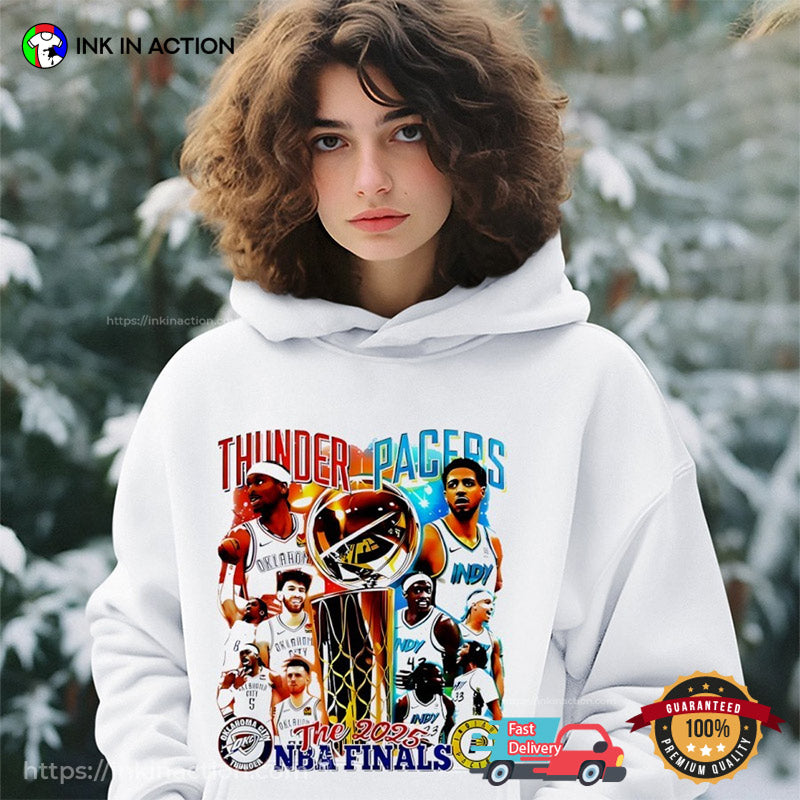 NBA Finals Thunder vs Pacers Basketball Shirt