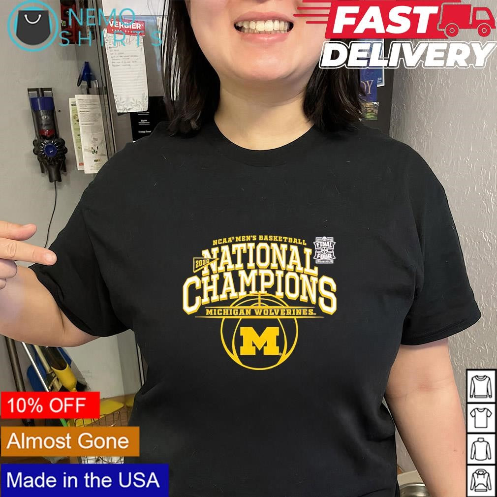 NCAA 2026 National Champions Michigan Wolverines basketball shirt