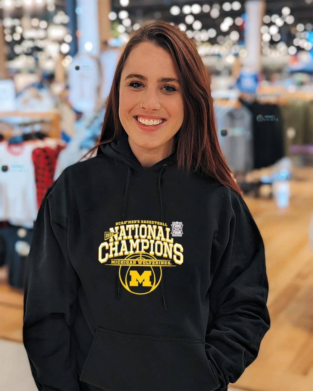NCAA 2026 National Champions Michigan Wolverines basketball shirt
