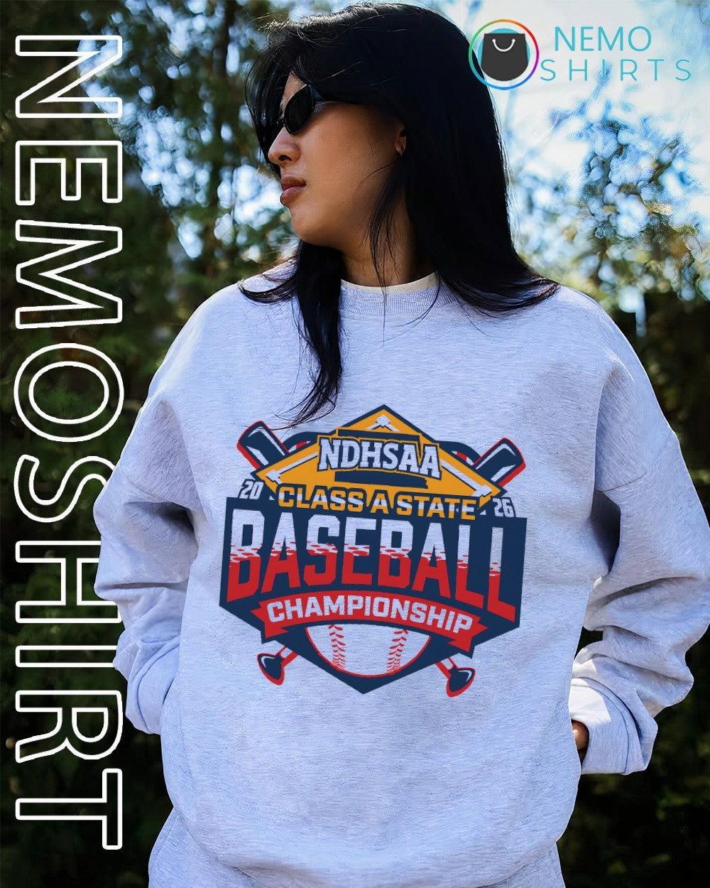 NDHSAA Class A State Baseball Championship 2026 shirt