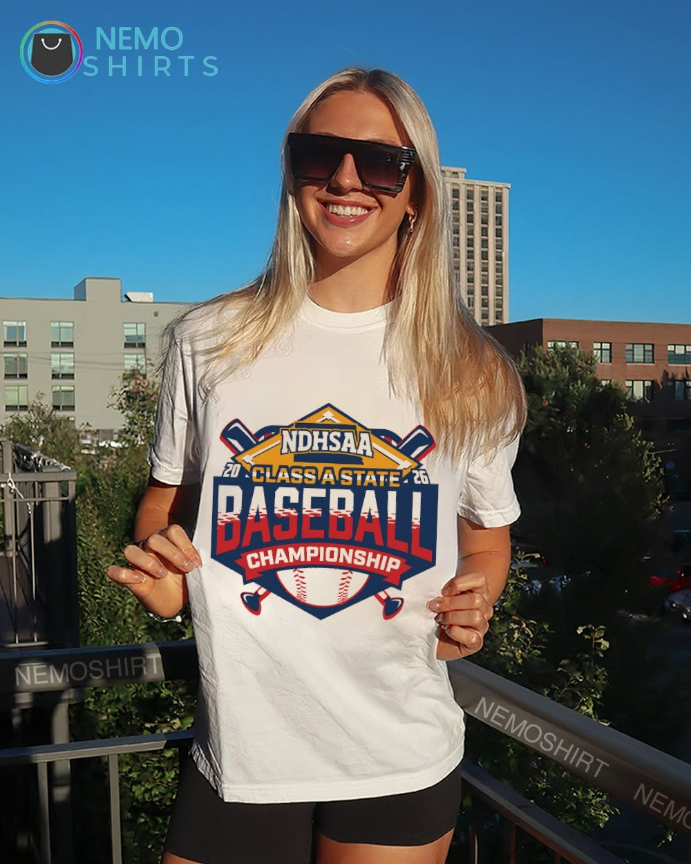 NDHSAA Class A State Baseball Championship 2026 shirt