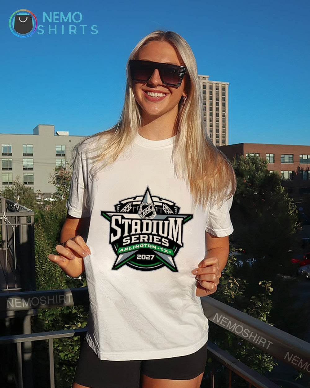 NHL Stadium Series Arlington TX 2027 logo shirt