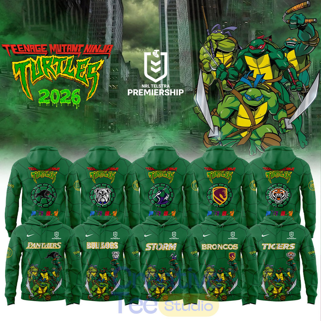 NRL All Teams x Teenage Mutant Ninja Turtles Special Hoodie