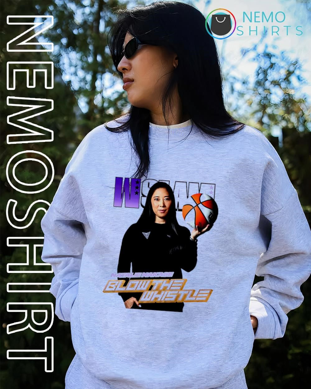 Natalie Nakase Golden State Valkyries blow the whistle shirt