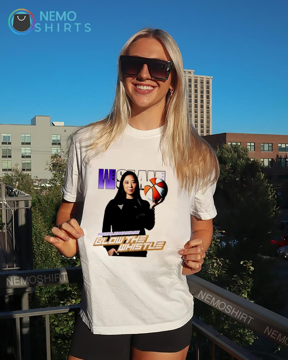 Natalie Nakase Golden State Valkyries blow the whistle shirt