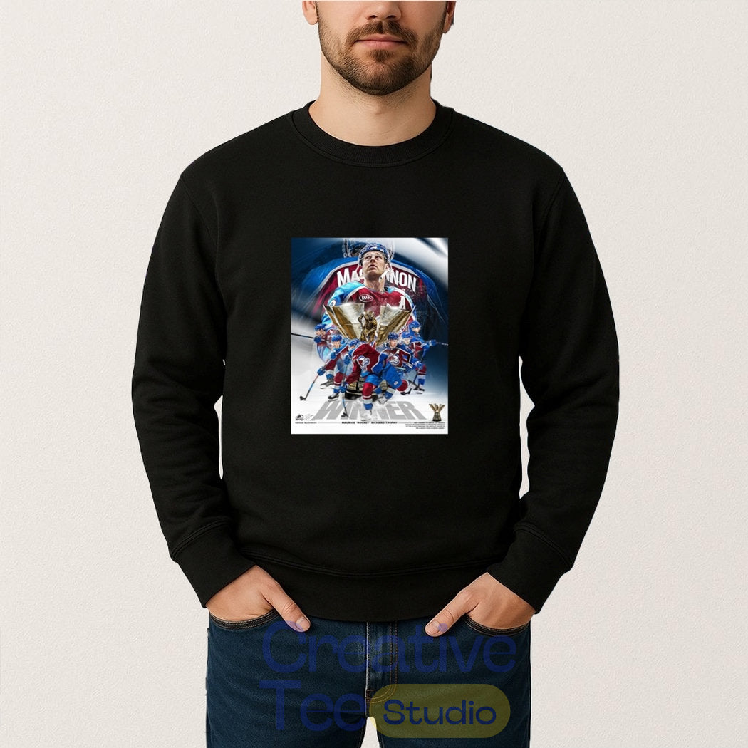 Nathan Mackinnon 2026 Rocket Richard Trophy Winner T-Shirt