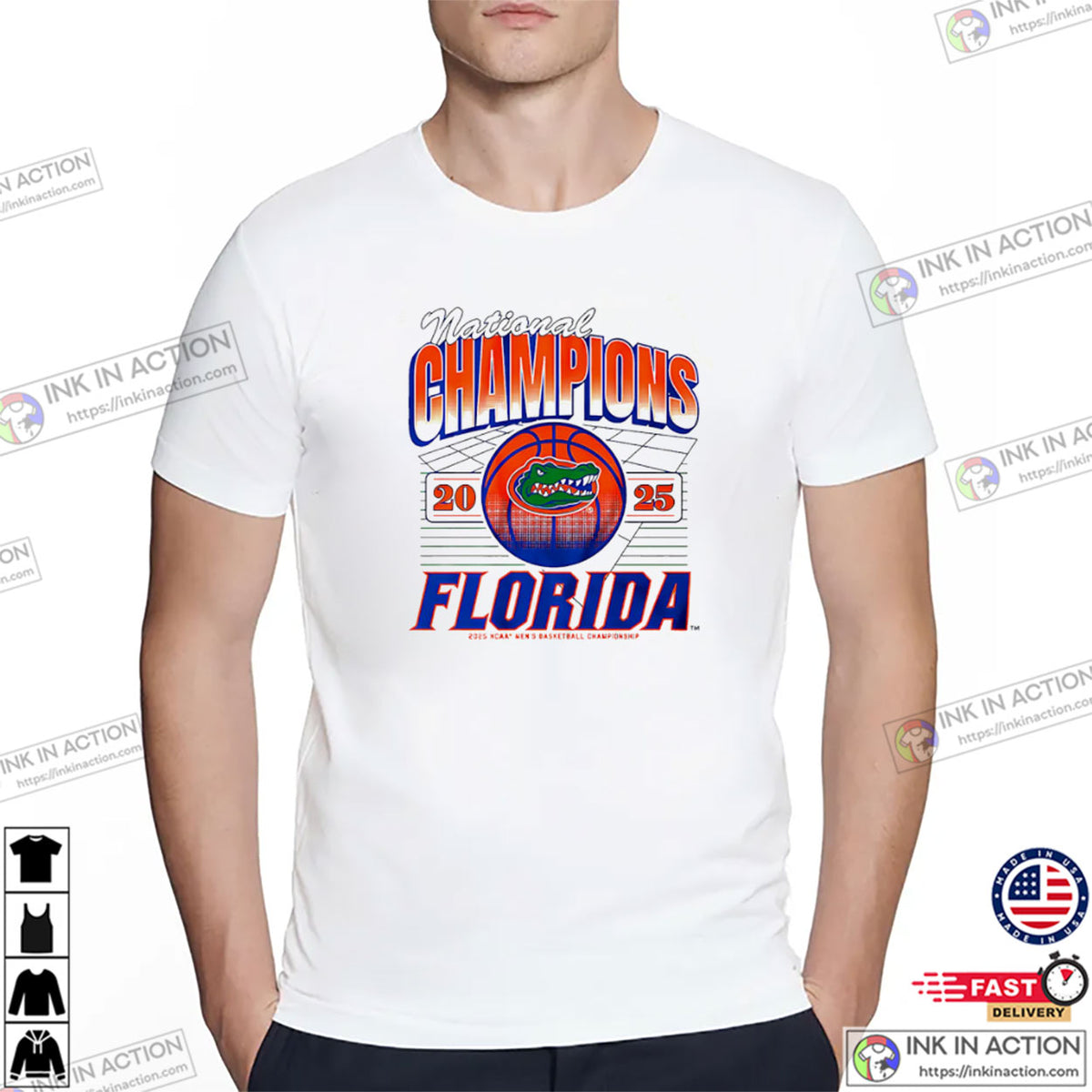 National Champions 2025 NCAA Men’s Basketball Florida Gators Tee