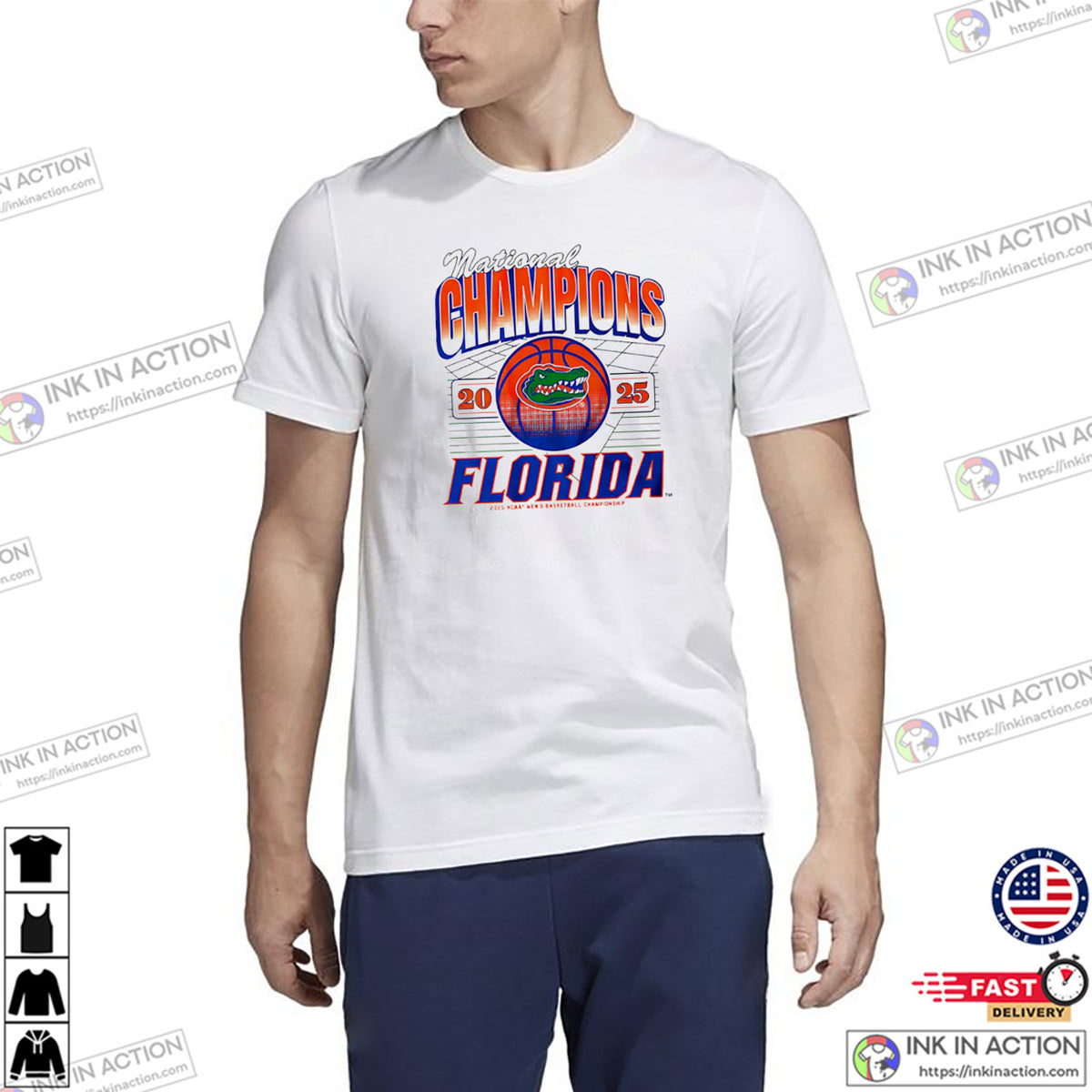National Champions 2025 NCAA Men’s Basketball Florida Gators Tee