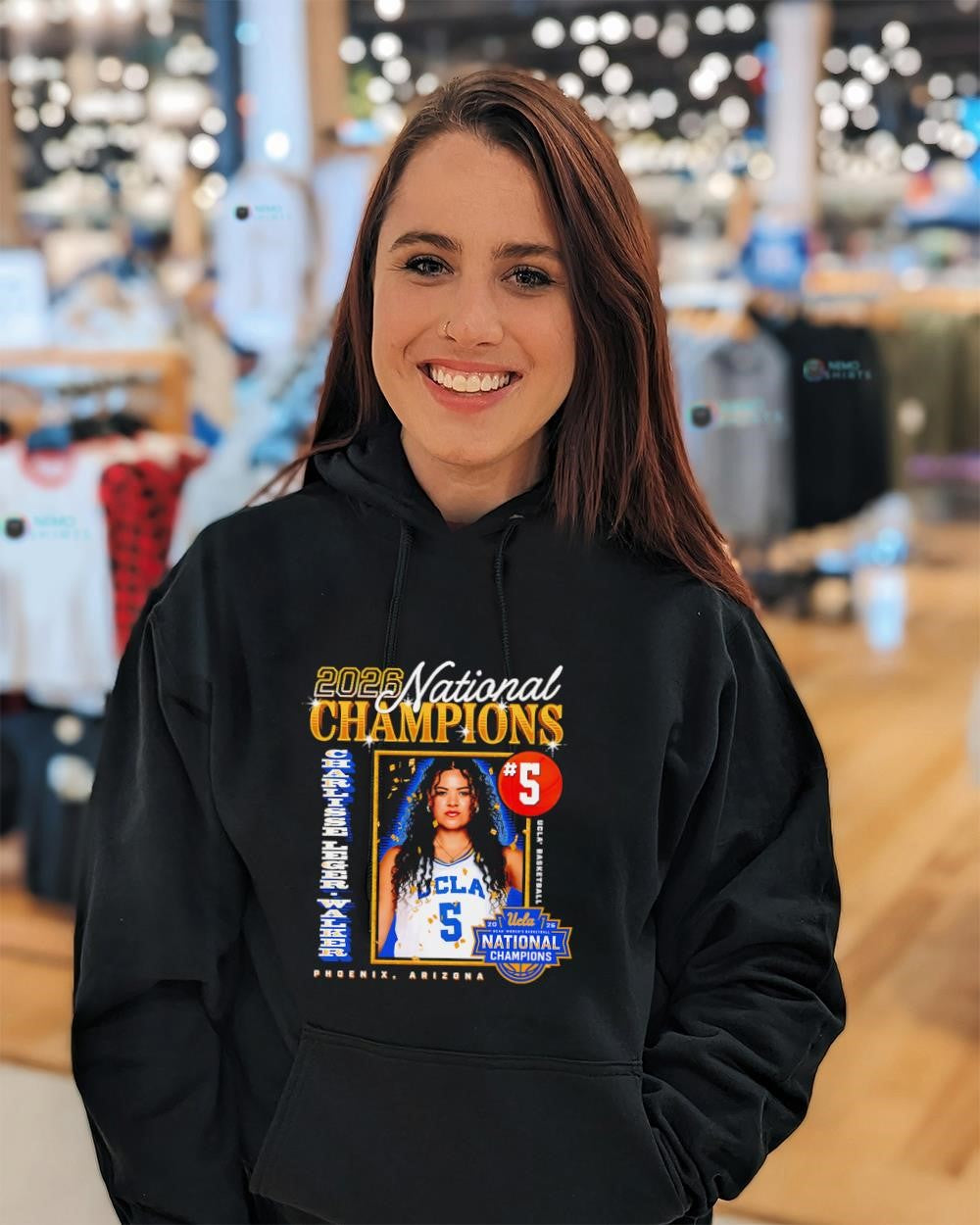 National Champions 2026 Charlisse Leger-Walker No.5 UCLA Bruins basketball shirt