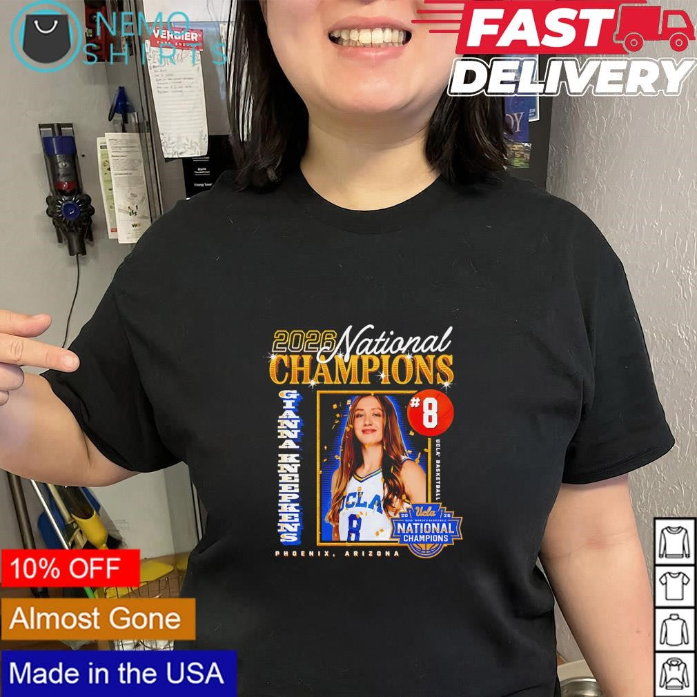 National Champions 2026 Gianna Kneepkens No. 8 UCLA Bruins shirt