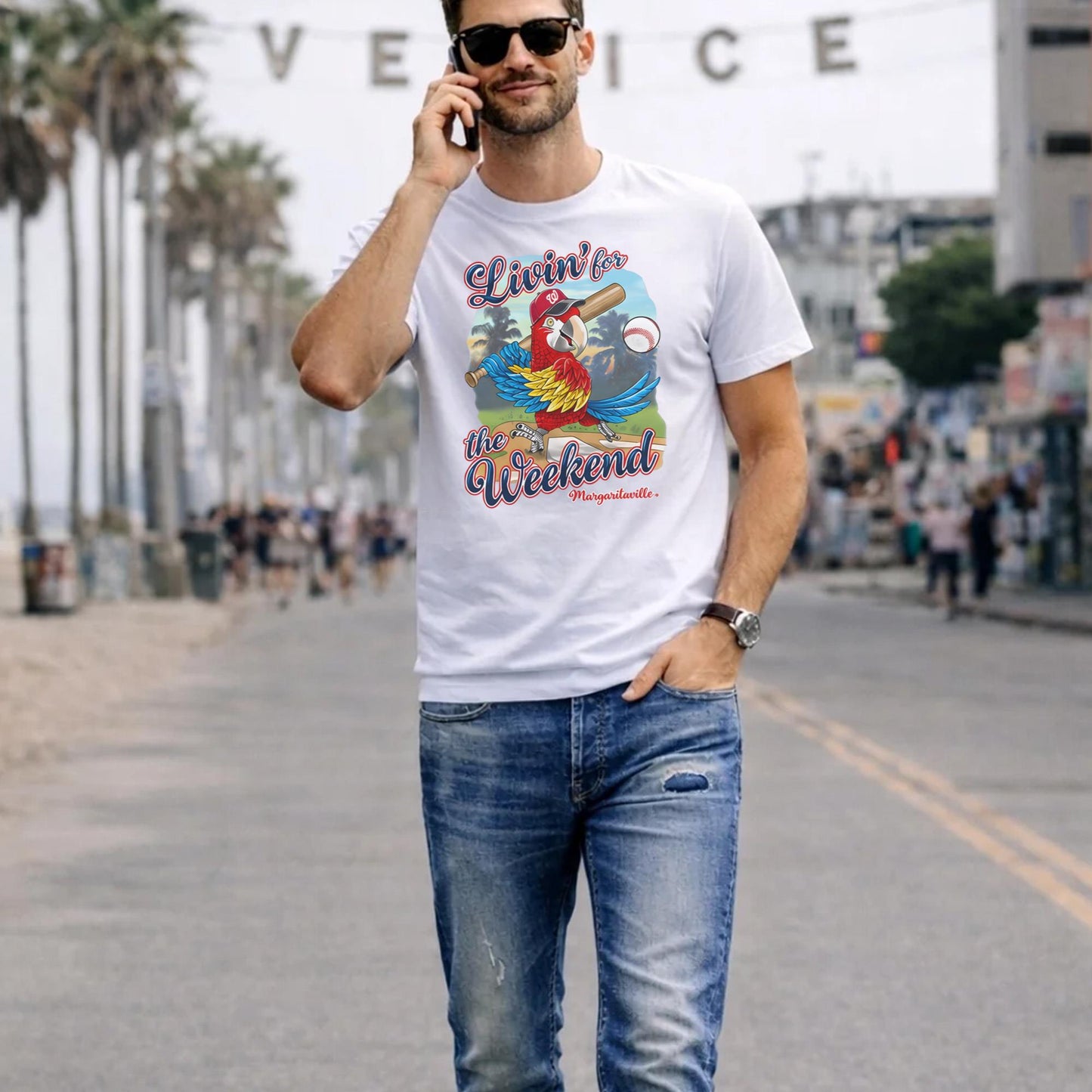 Nationals Margaritaville Night Livin’ For The Weekend Shirt