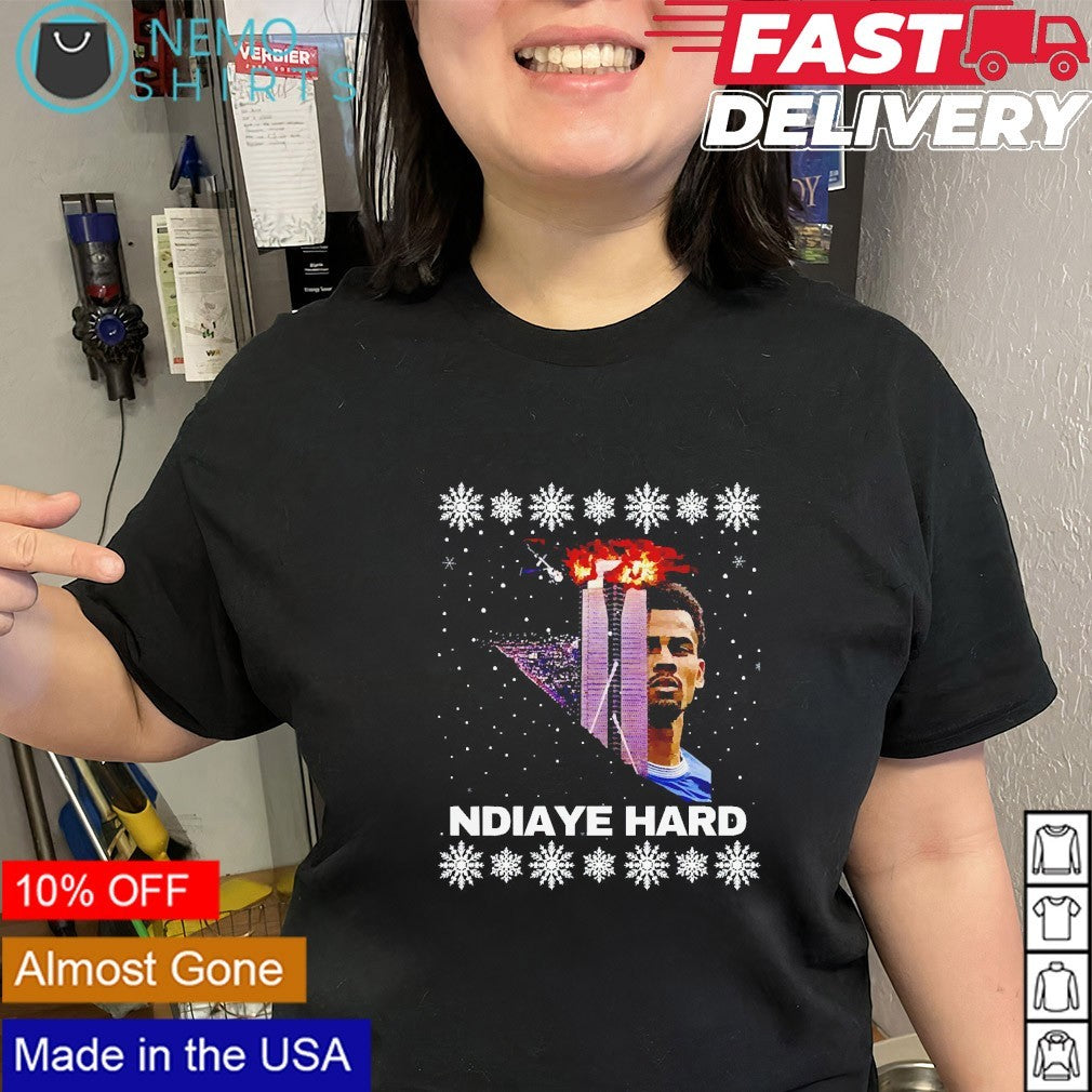 Ndiaye Hard everton iliman Ndiaye Christmas shirt