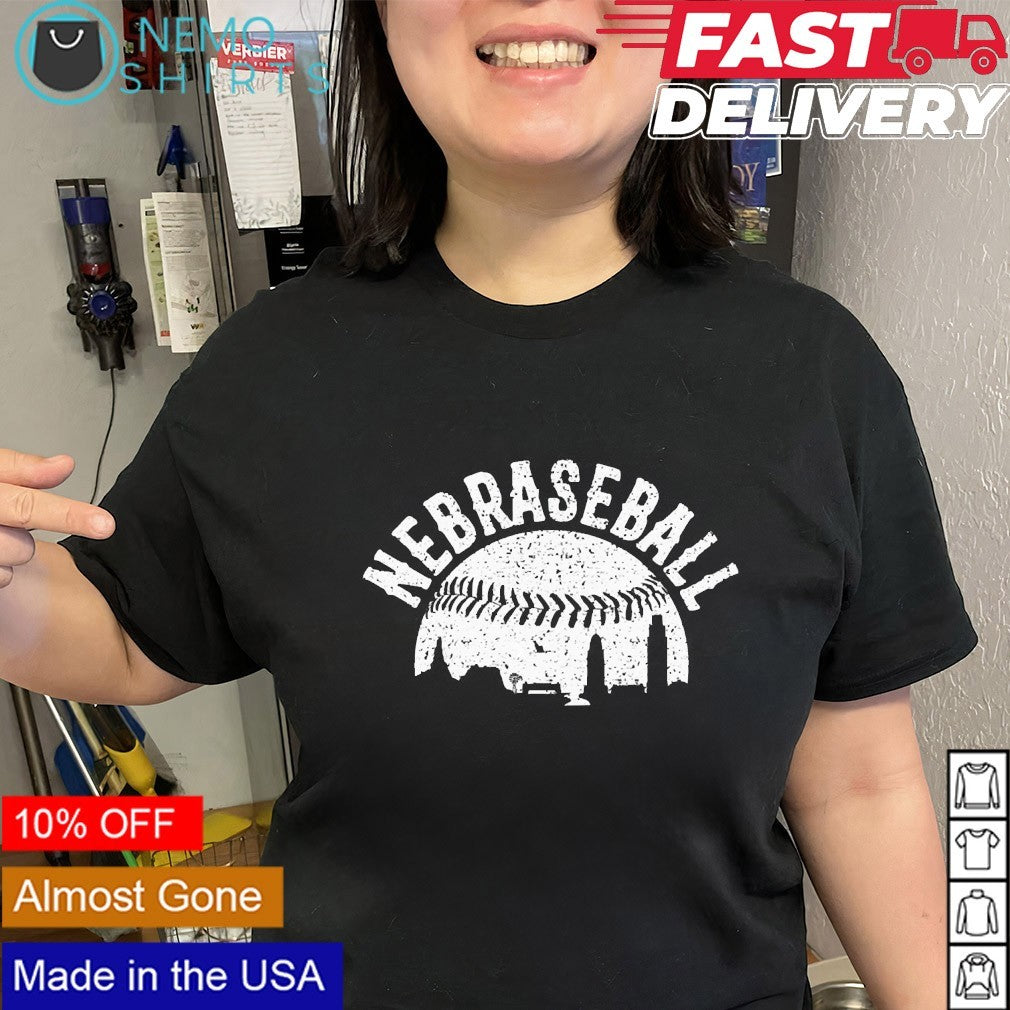 Nebraseball skyline Nebraska Huskers shirt